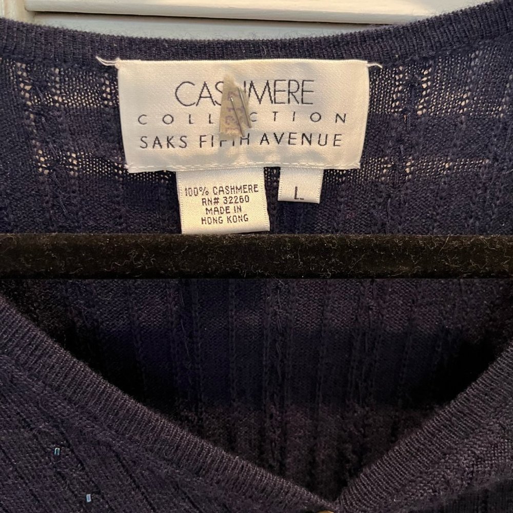 Cashmere Sweater Set - Cardigan and Shell - Picture 2 of 6